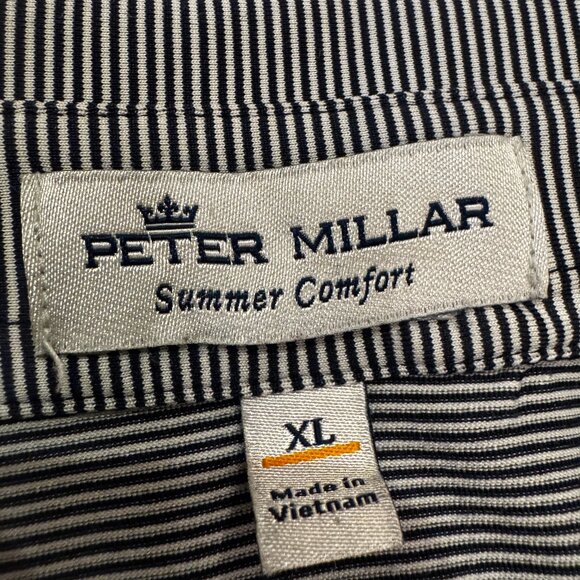 Peter Millar Summer Comfort Striped Short Sleeve Shirt 08202019 - Picture 4 of 9
